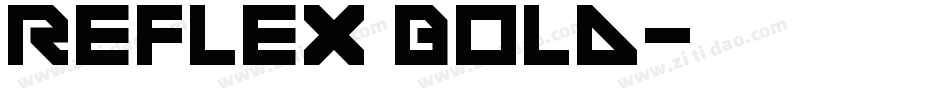 Reflex Bold字体转换